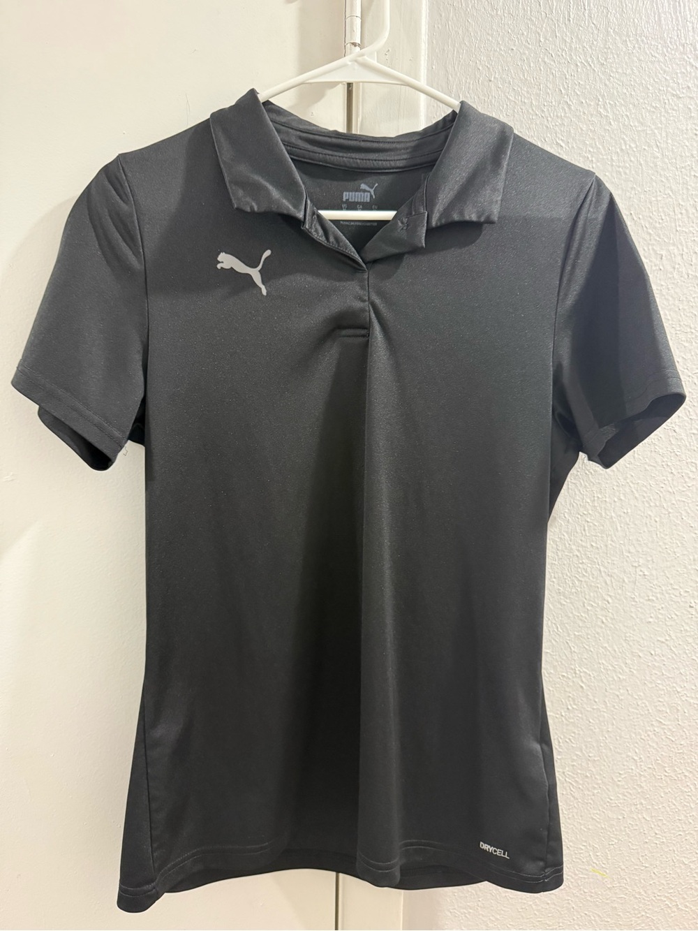 Puma Black Women’s Short‑Sleeve Athletic Polo
